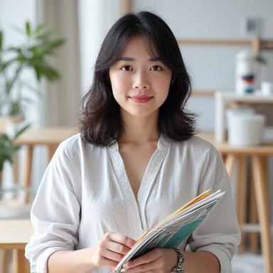 革新的な日本人テキスタイルデザイナー、山本悠子氏のポートレート